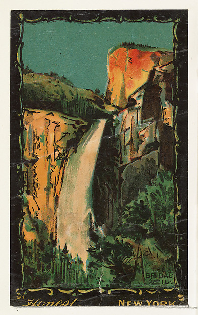W. Duke, Sons & Co., The Bridal Veil, from the Transparencies series (N137) issued by W. Duke, Sons & Co. to promote Honest Long Cut Tobacco