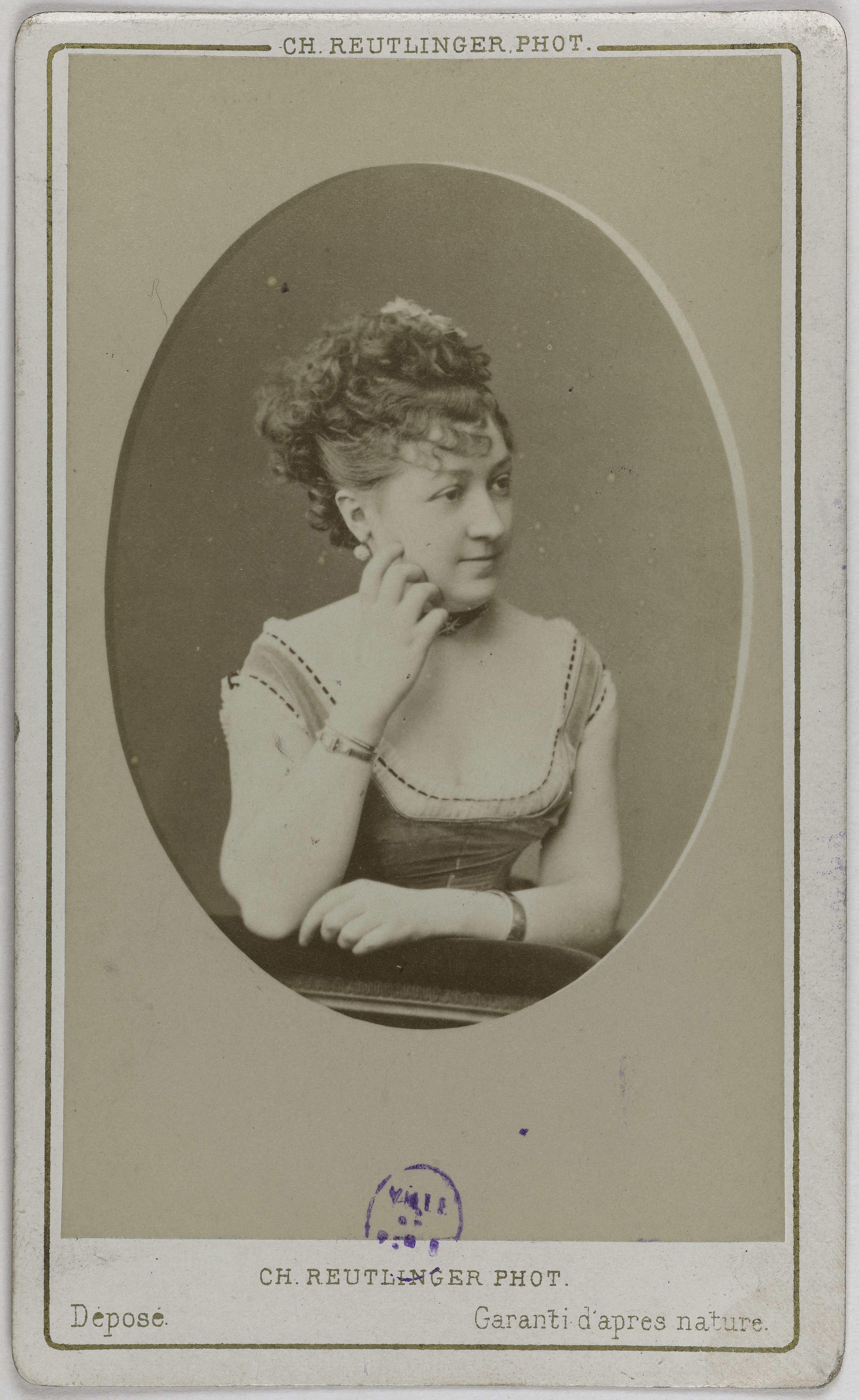 Charles Reutlinger, Portrait de Piersky ou Pierski, (actrice)