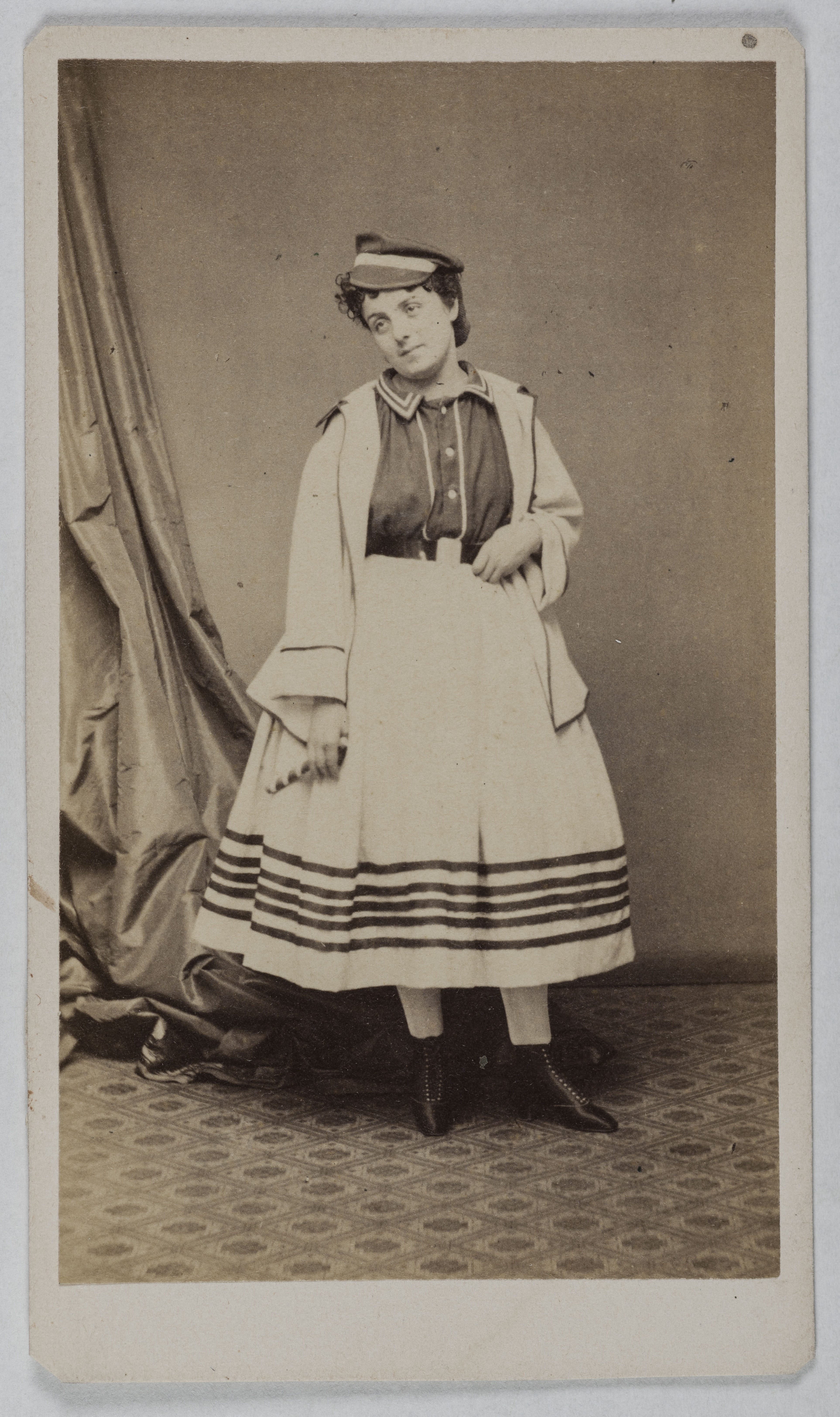 Ulric Grob, Portrait de Gabrielle Gauthier ( -vers 1883), (actrice)