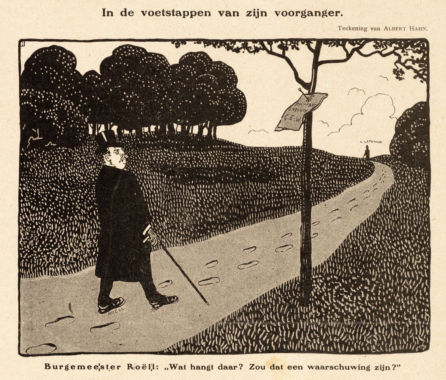 Hahn, Albert,draughtsman., In de voetstappen van zijn voorganger