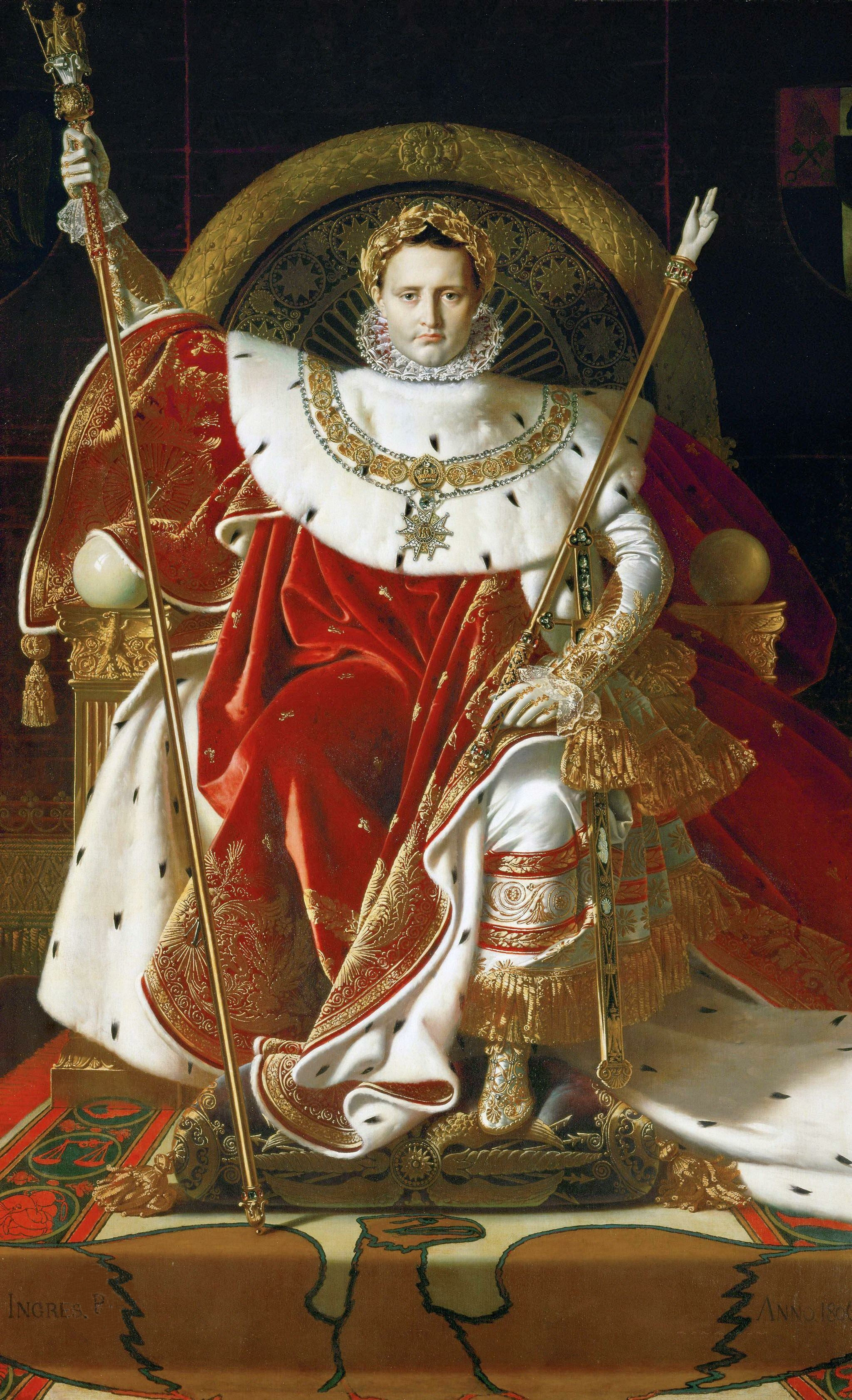 Jean-Auguste-Dominique Ingres, Napoleon I on his Imperial Throne
