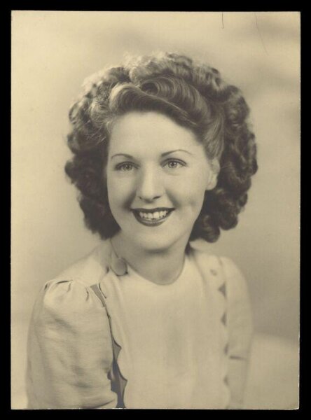 Unknown, Woman in Elaborate Hairdo