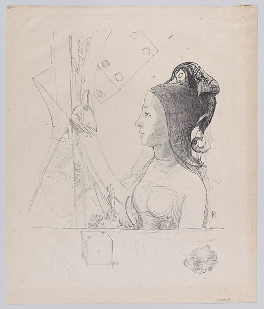 Odilon Redon, A Trial Plate for Mallarmé's "Un coup de dés" (A Throw of the Dice)