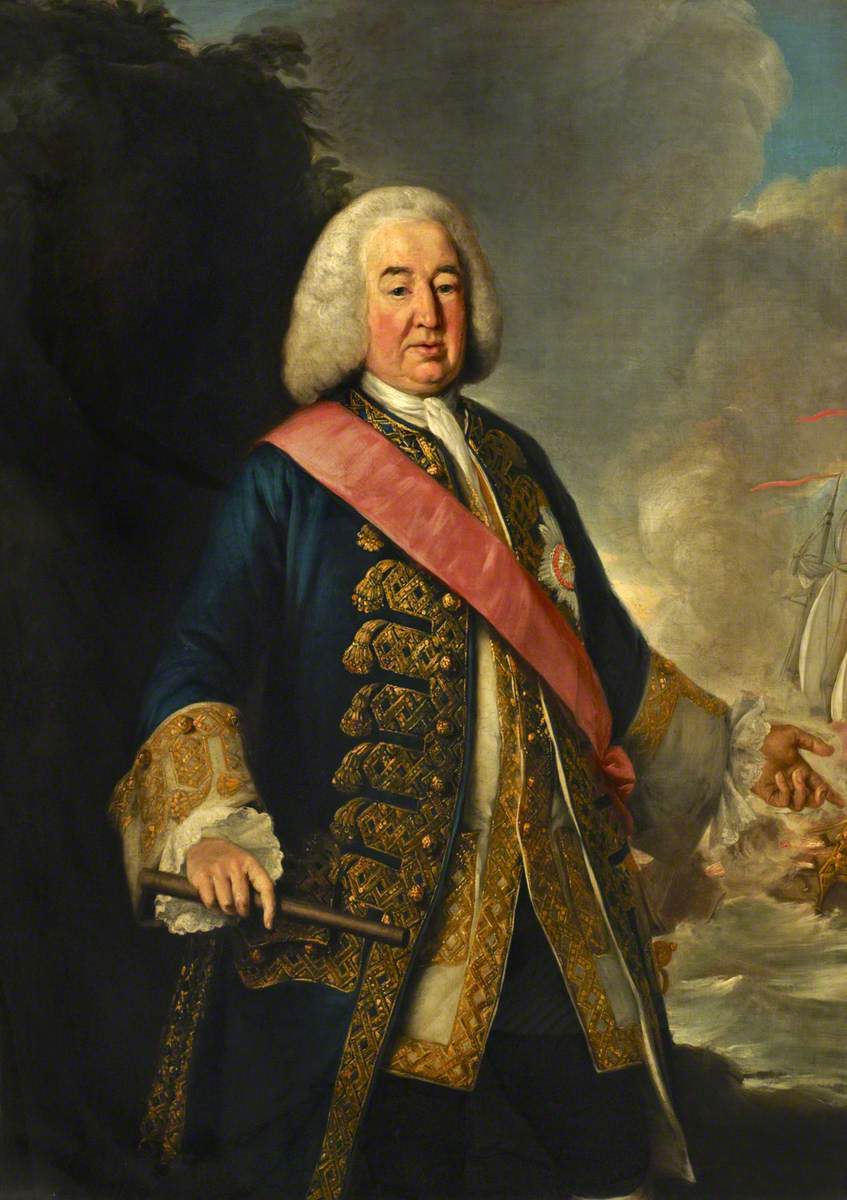 Unknown artist, Admiral Sir William Rowley (1690?-1768)