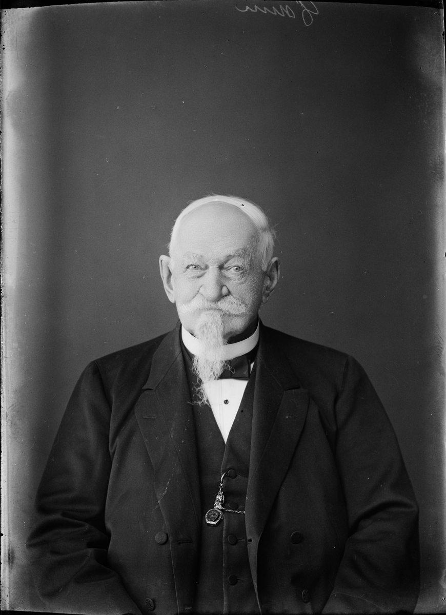 Skötsner-Edhlund, Ateljéporträtt - man, Östhammar, Uppland
