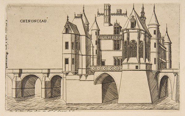 Charles Meryon, Château de Chenonceau, No 2