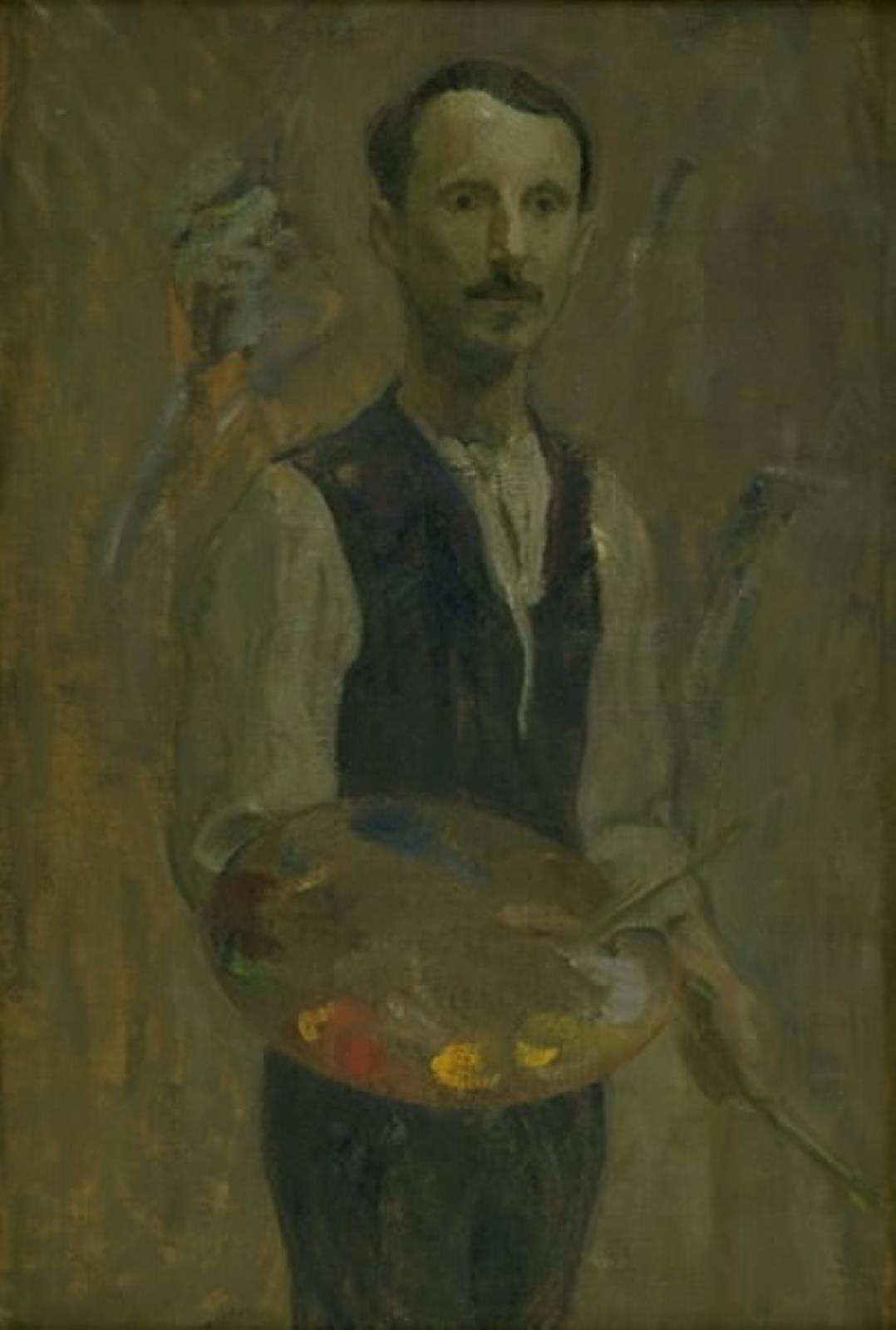 Karl Isakson, Selvportræt