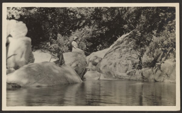 Louis Fleckenstein, [Woman by a Lakeside]