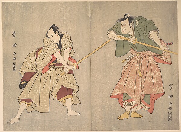 Utagawa Toyokuni I, Scene from an Unidentified Drama