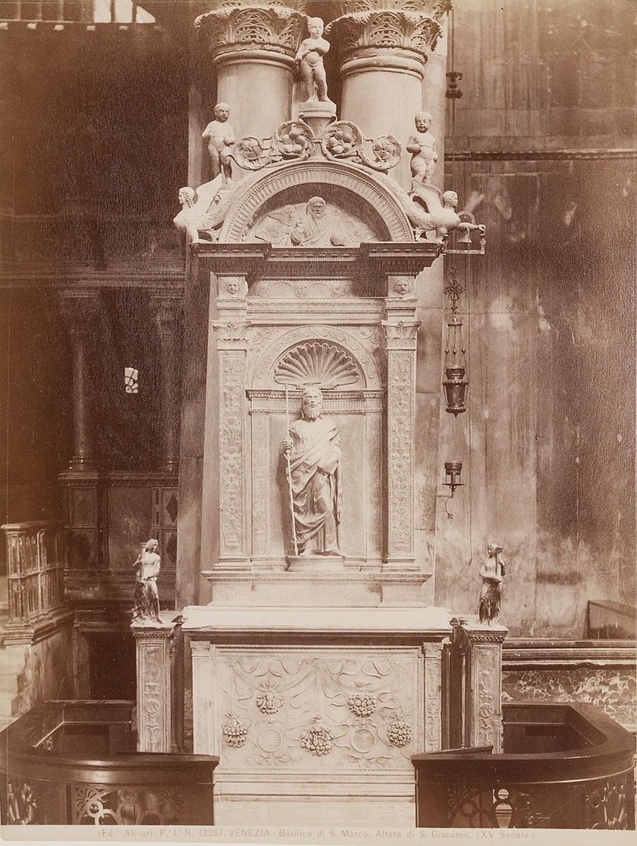 Fratelli Alinari, Altar von San Giacomo, Markusdom, Venedig