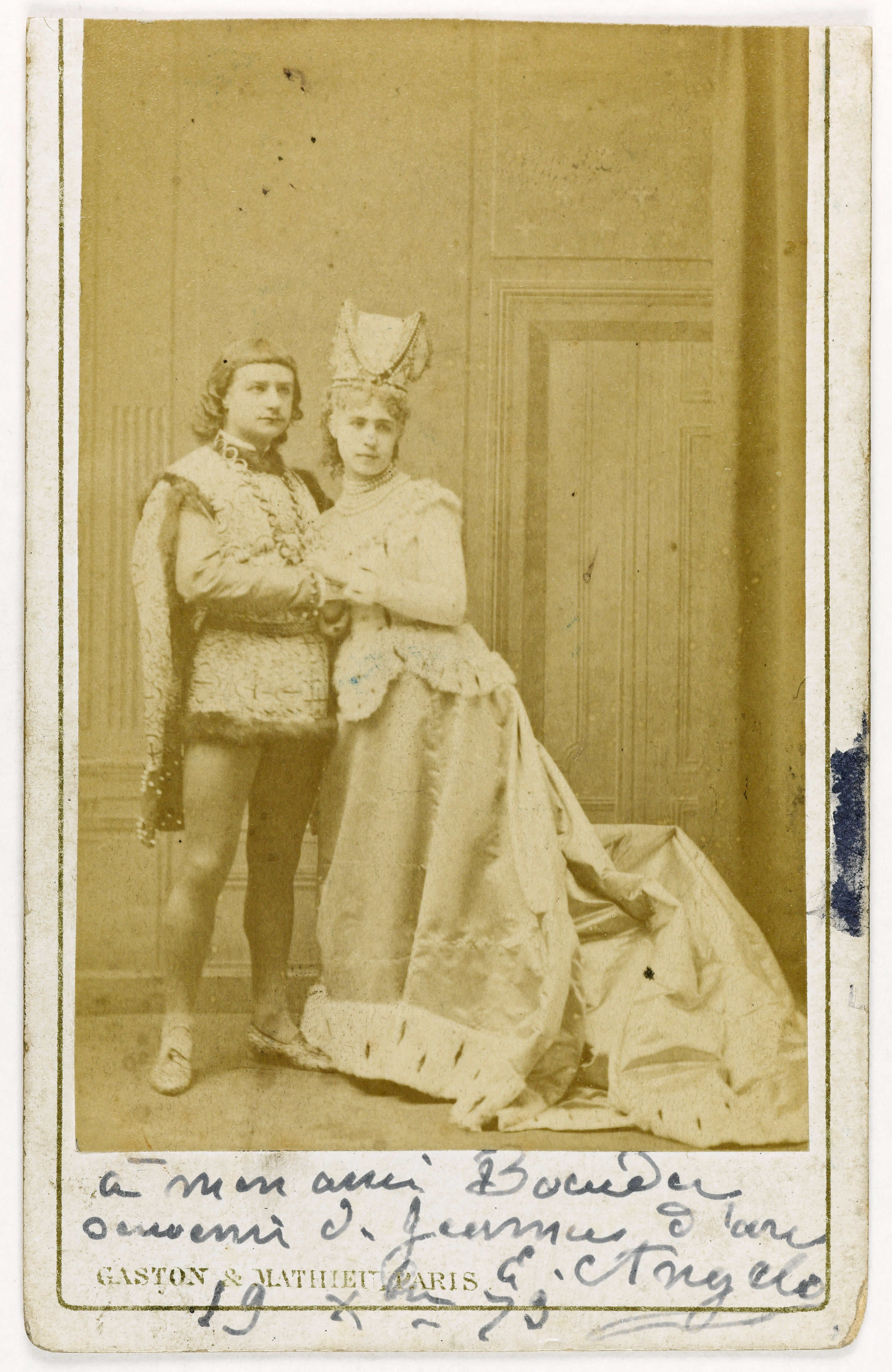 Gaston & Mathieu, Portrait de Tissandier et Angelo, (acteurs)