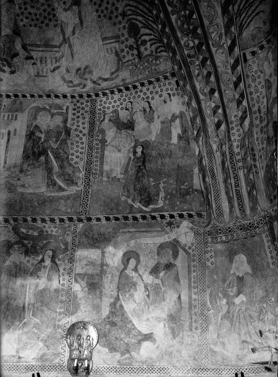 Paul Sandberg, Lime Painting in Church, North Uppland