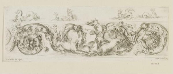 Stefano della Bella, Ornamenti di fregi e fogliami