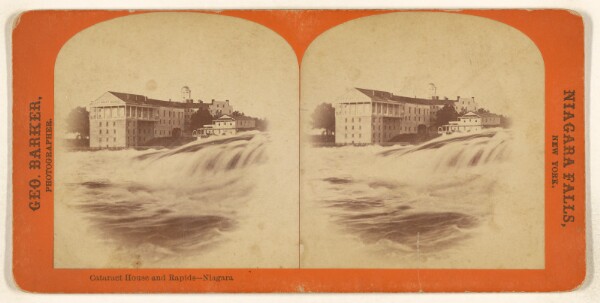 George Barker, Cataract House and Rapids - Niagara