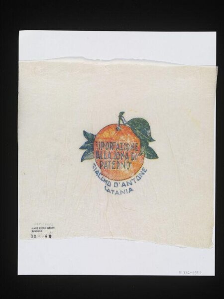 Unknown, Fruit wrapper
