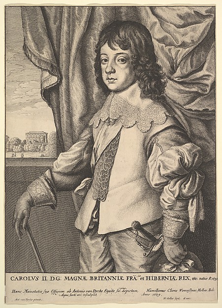 Wenceslaus Hollar, Charles II