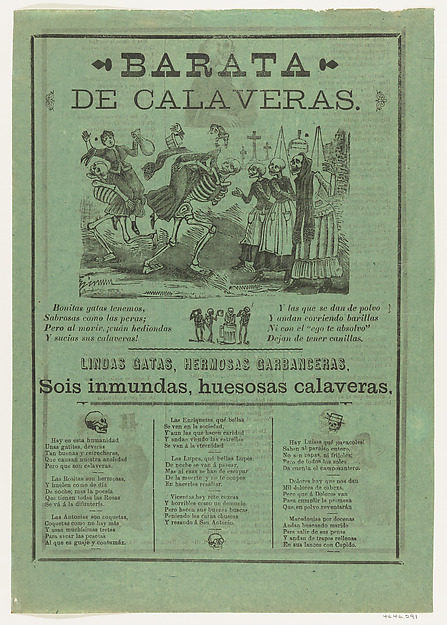 José Guadalupe Posada, The sale of skeletons