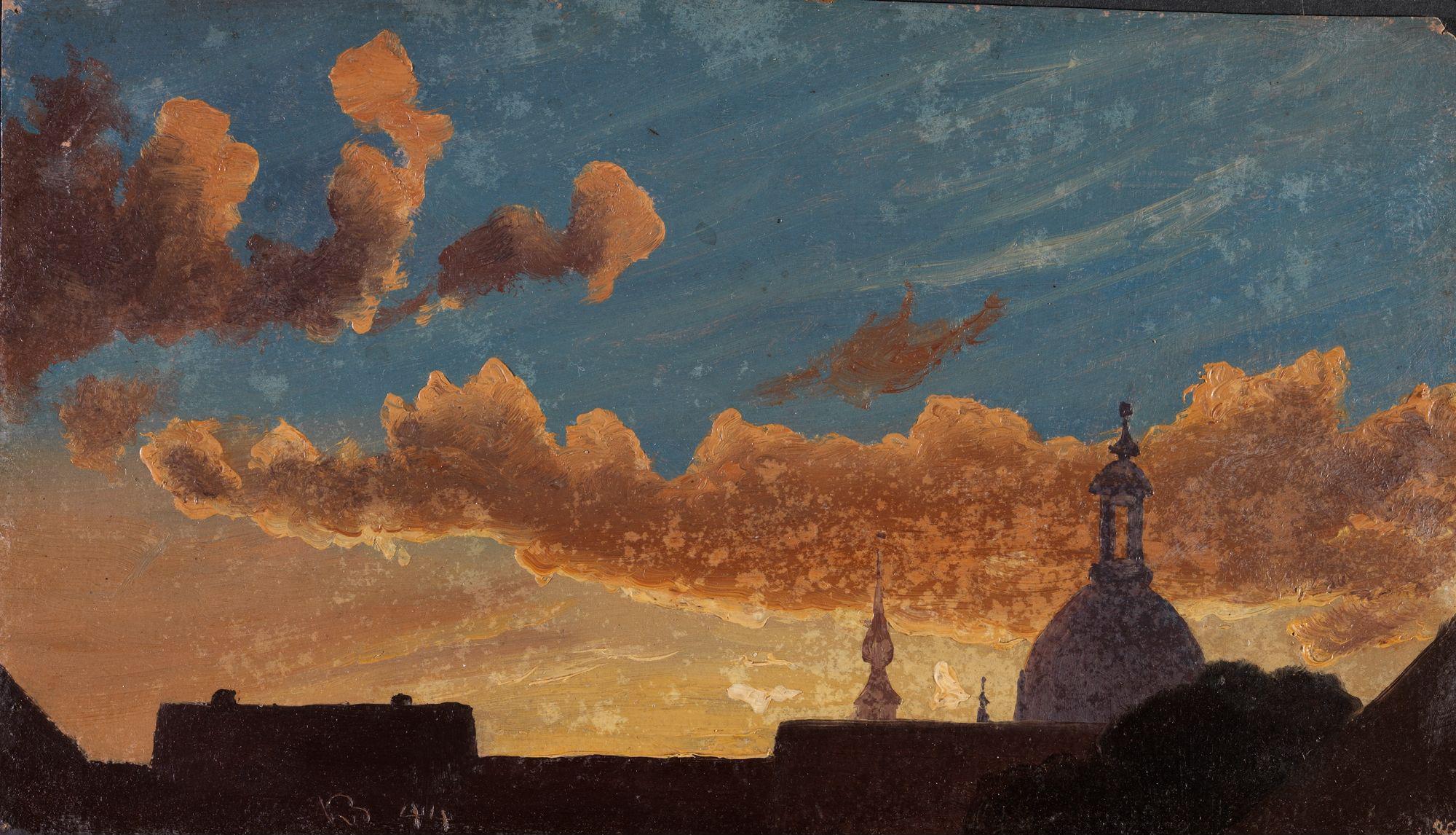 Knud Baade, Evening Sky over Dresden