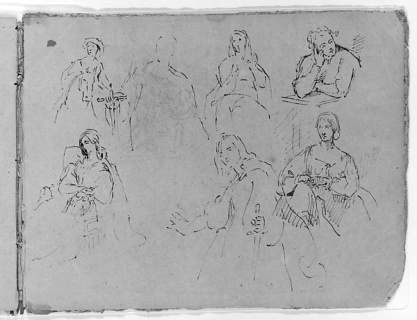 Thomas Sully, Inside Back Cover (from Sketchbook)
