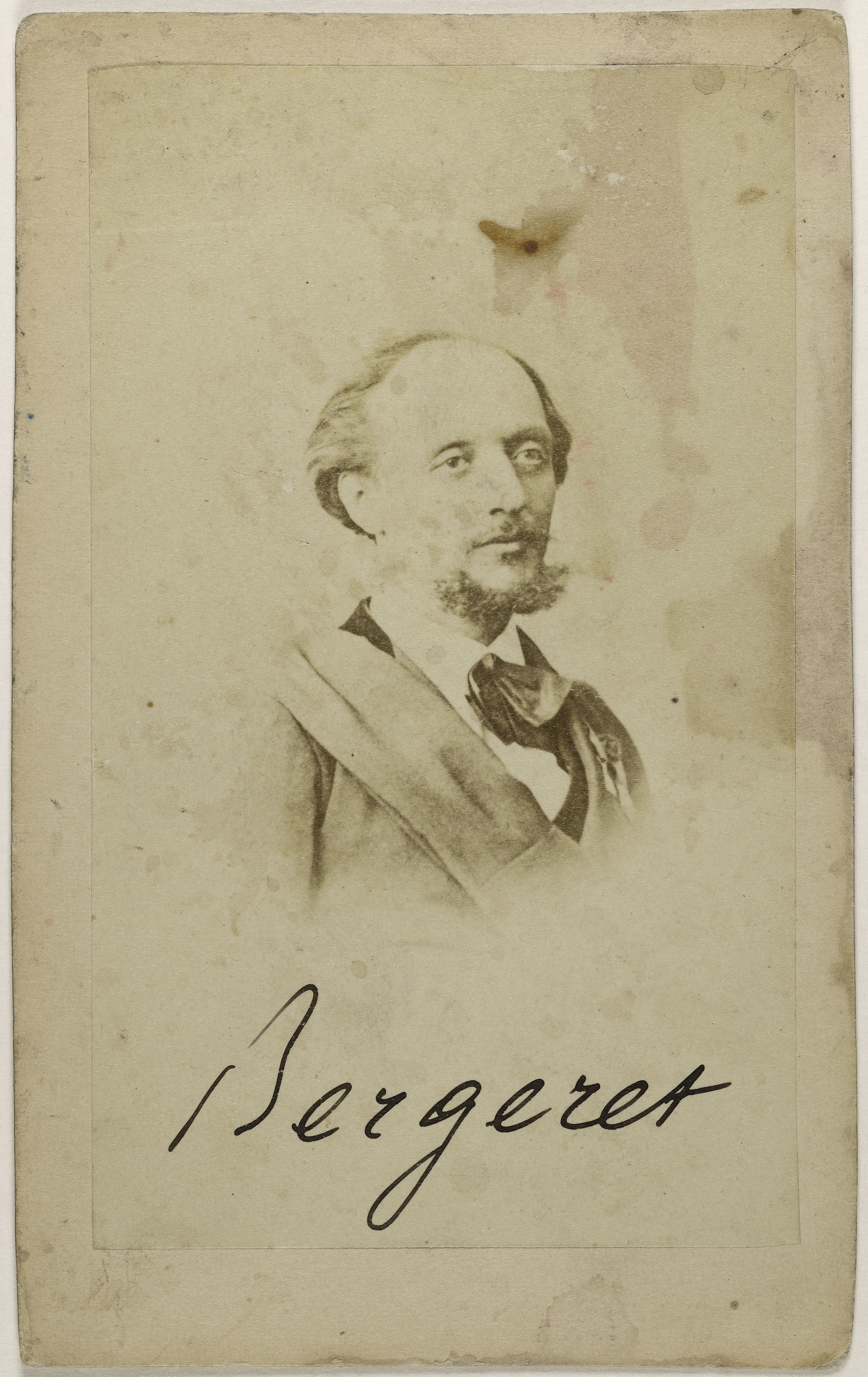 Anonyme, Portrait de Bergeret, Jules Victor, (1839-1905), (sous officier, communard)