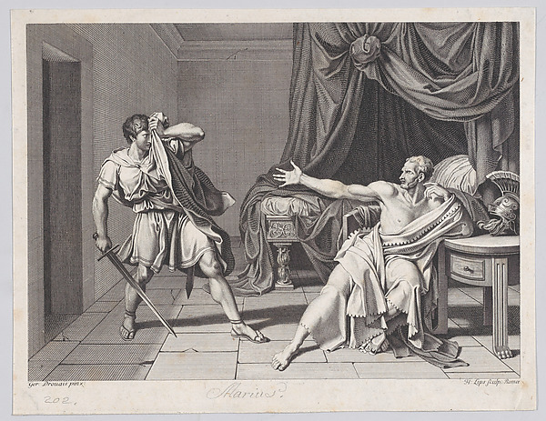 Johann Heinrich Lips, Marius