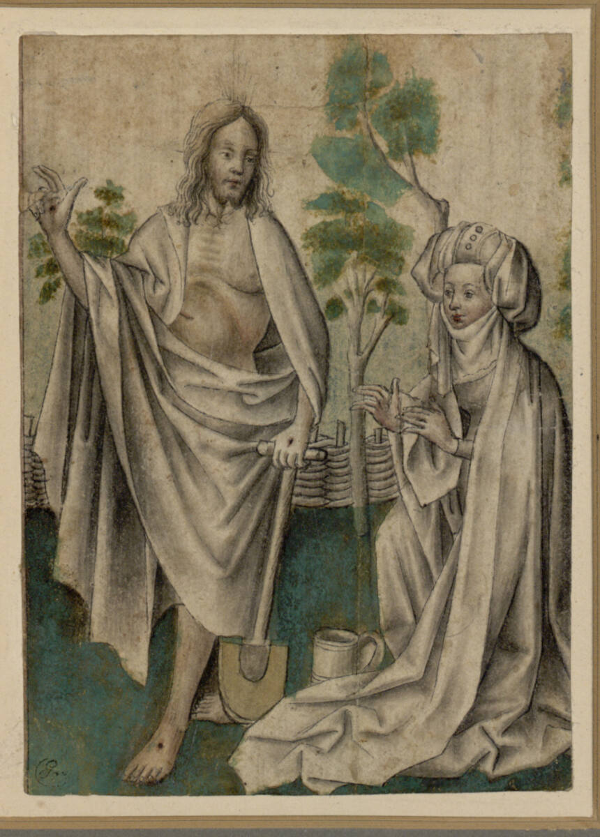 Anonym, Christus als Gärtner erscheint Maria Magdalena