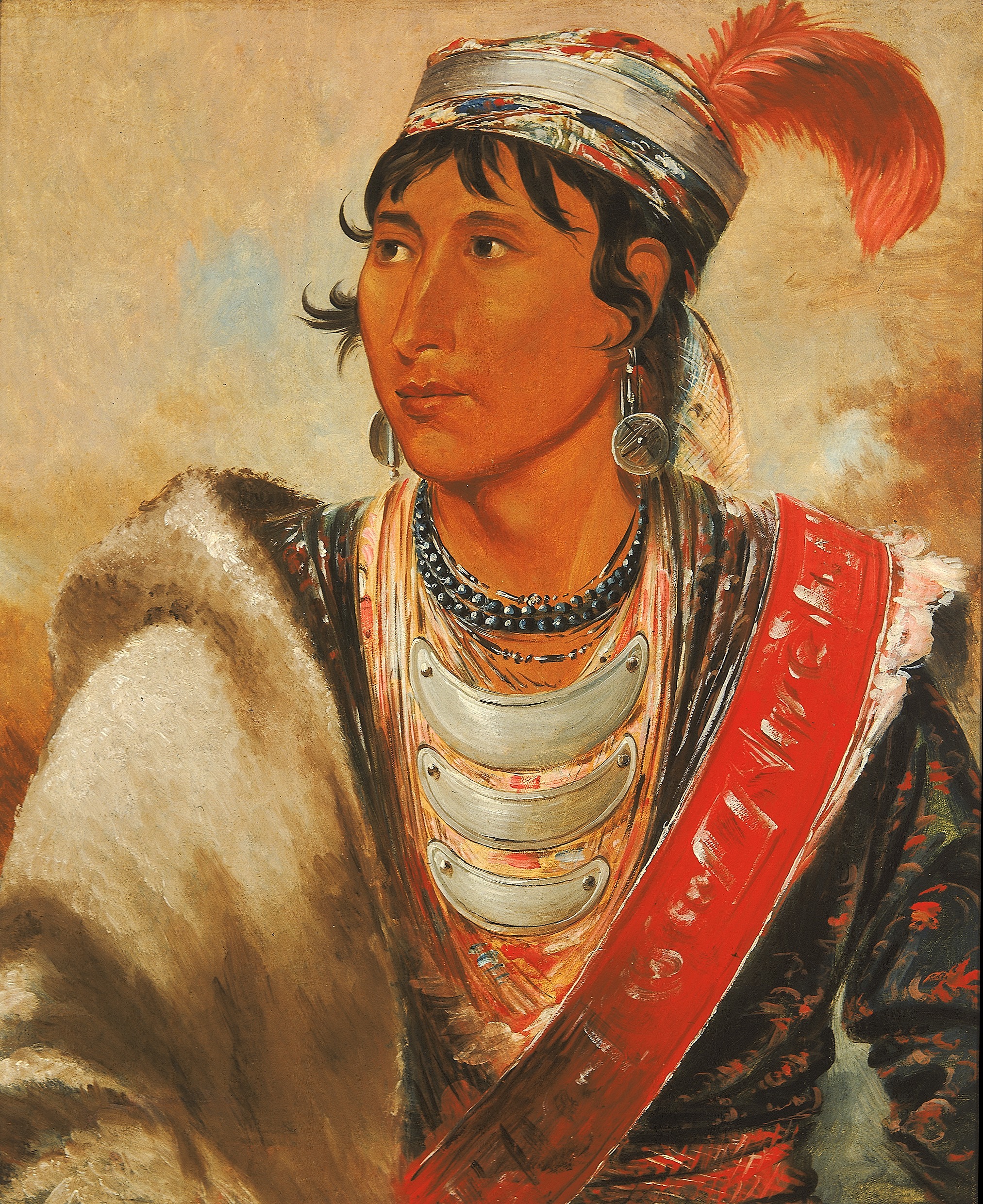 George Catlin, Láh-shee, The Licker, called "Creek Billy"