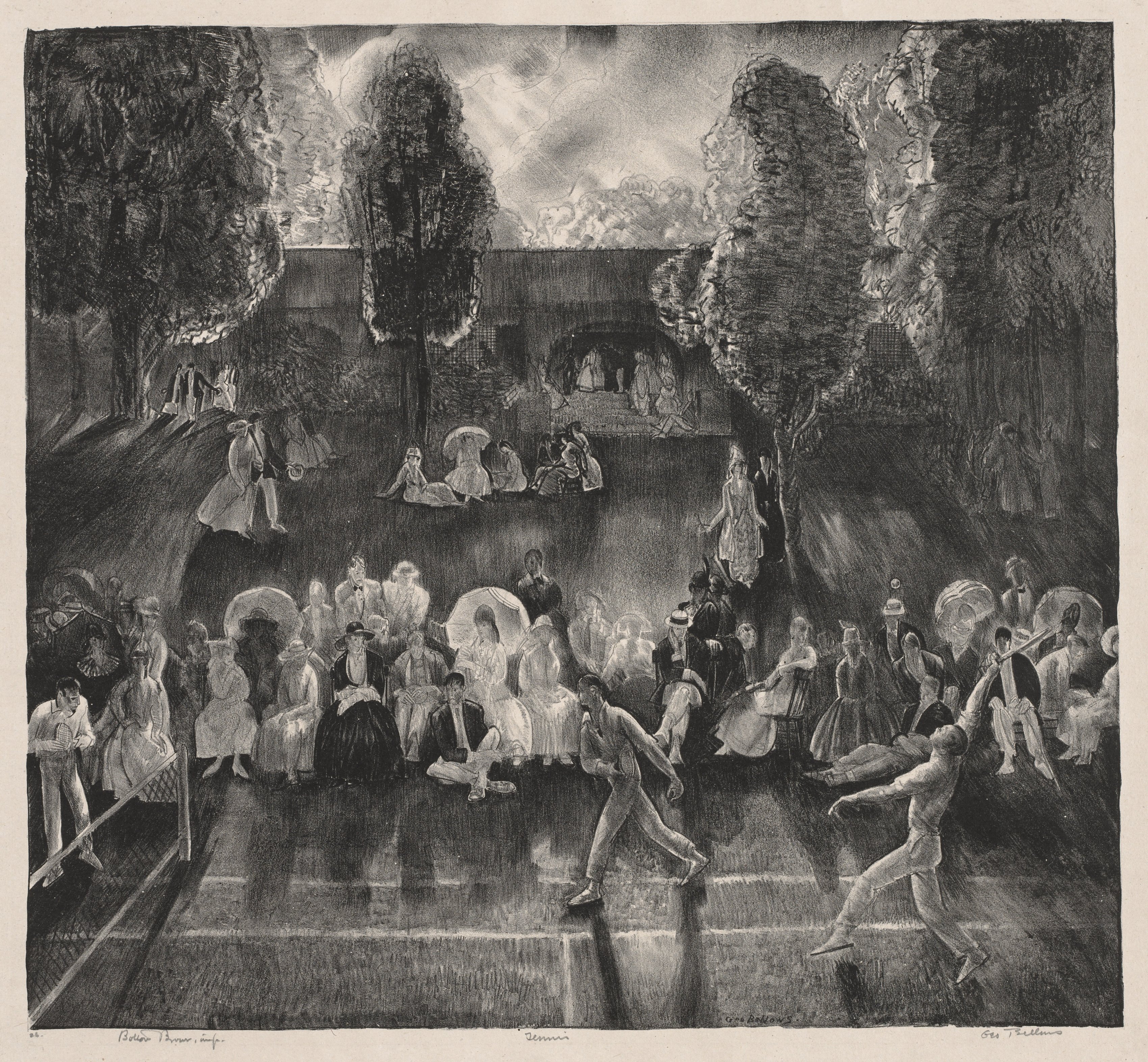 George Bellows, Tennis