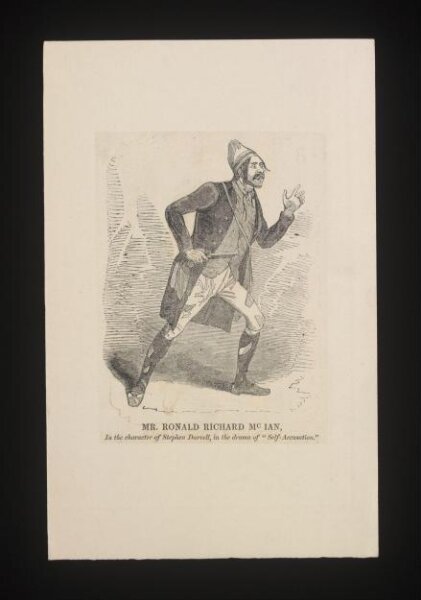 Unknown, Mr. Ronald Richard Mc Ian, In the character of Stephen Darvell, in the drama of "Self-Accusation."