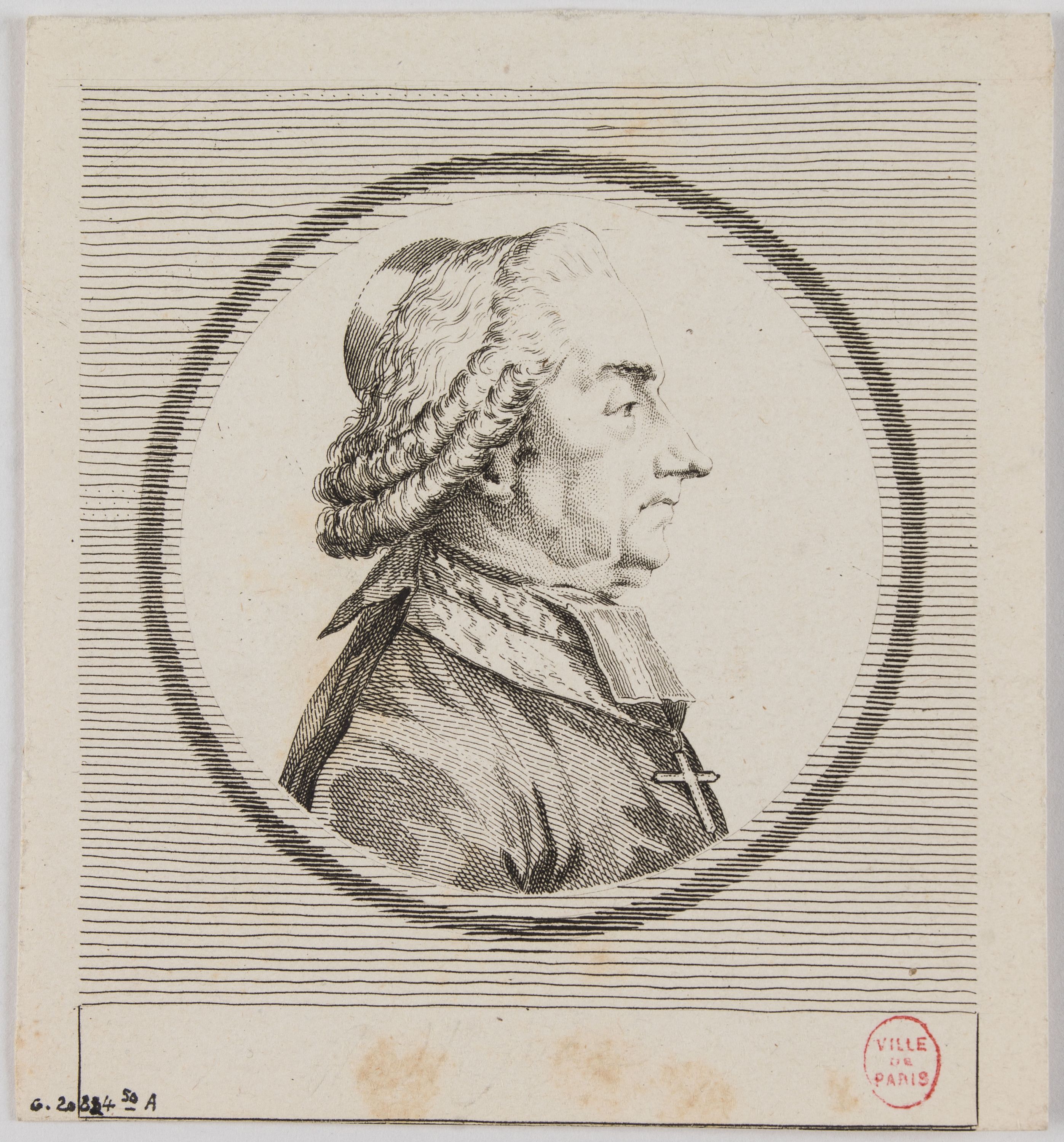 Anonyme, Portrait de Martial L.is de Beaupoil de S.t Aulaire