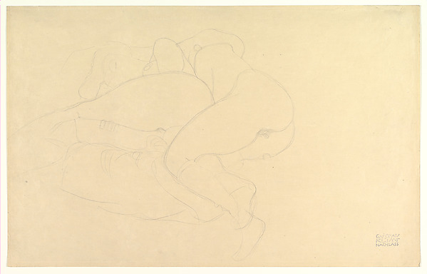 Gustav Klimt, Two Women Reclining