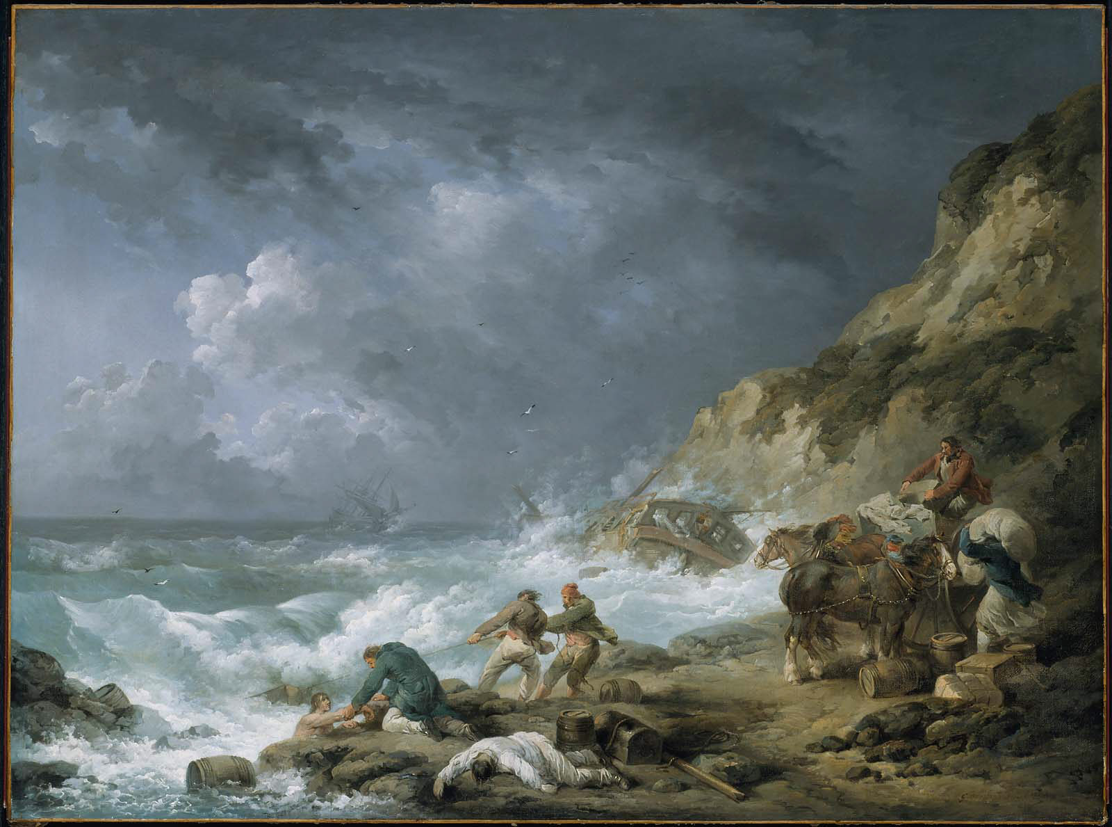 George Morland, The Wreckers