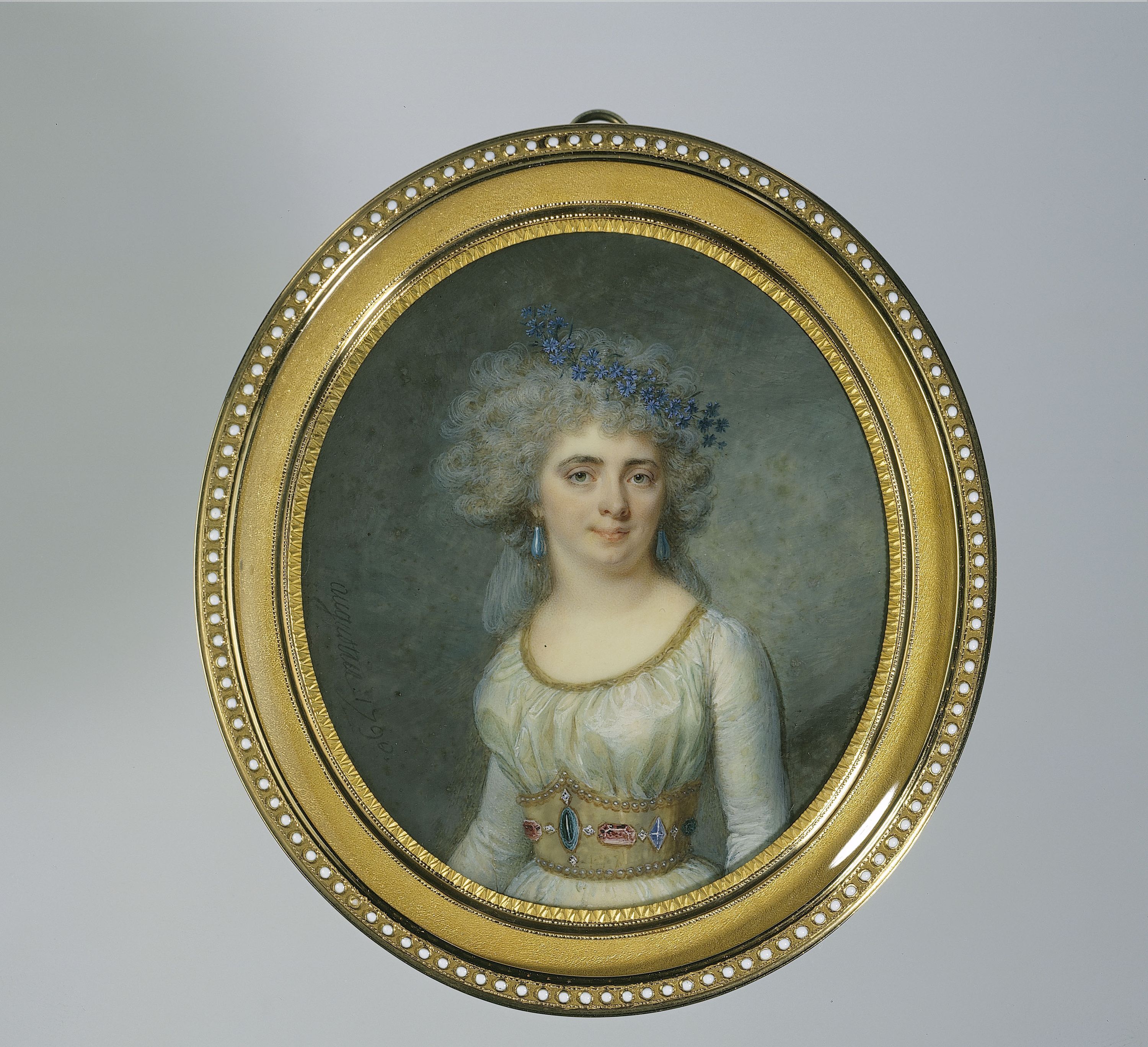 Jean-Baptiste-Jacques Augustin, Portrait de Mademoiselle Raucourt