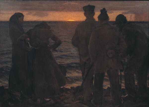 Richard Bergh, De gamle ved stranden