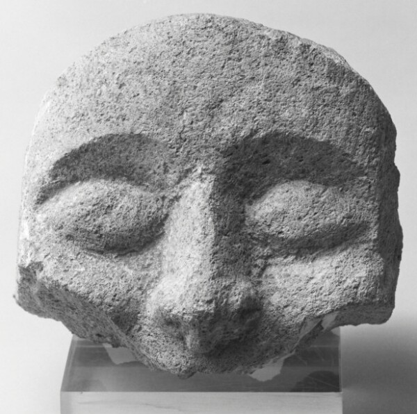 Unknown, Fragment of a Head from a Statue of a Man