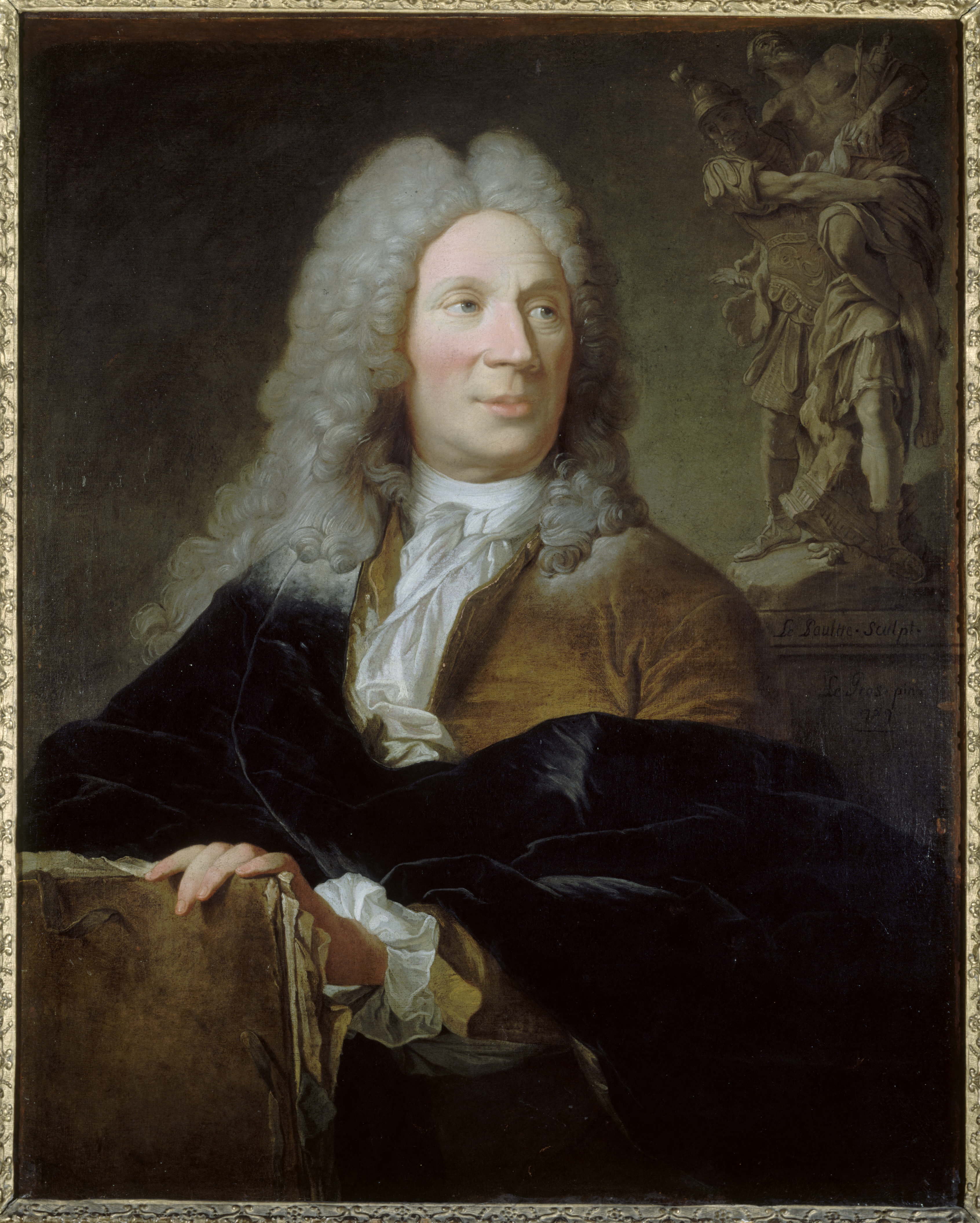Jean Legros, Portrait de Pierre Le Pautre (1660-1744), sculpteur