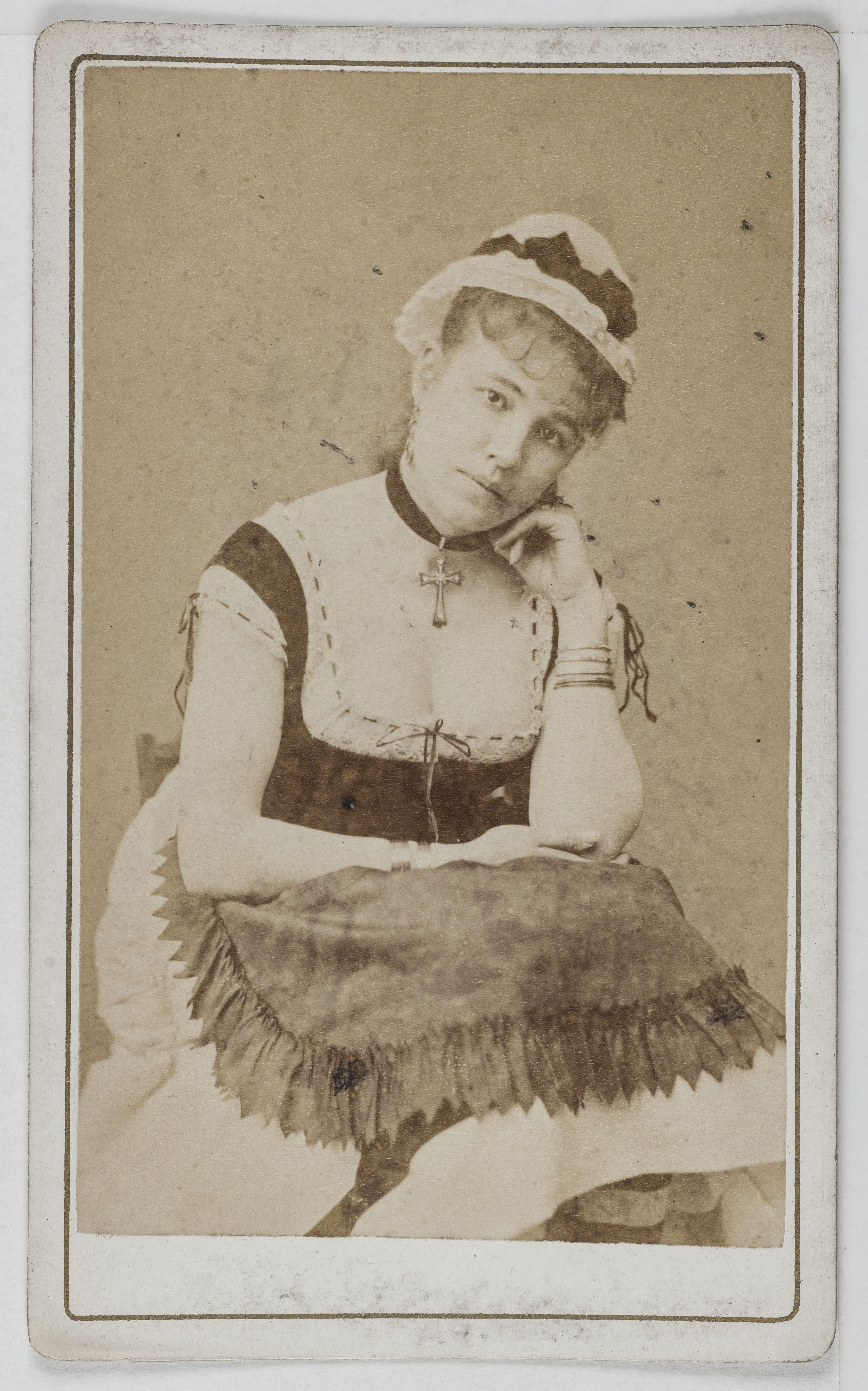 Anonyme, Portrait d'Odette, actrice.