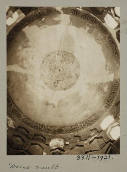 K.A.C. Creswell, Dome vault of the mausoleum of Mamluk Amir Husam al-Din al-Turantay, Cairo