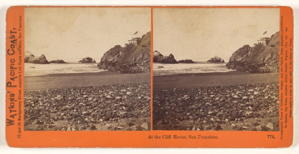 Carleton Watkins, At the Cliff House, San Francisco.