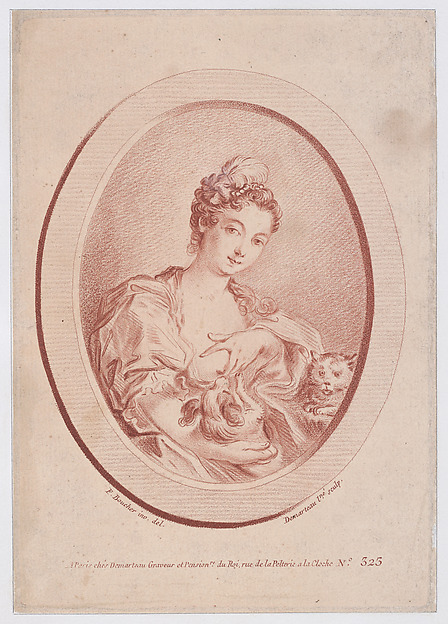 Gilles Demarteau, La Femme au petit Chien