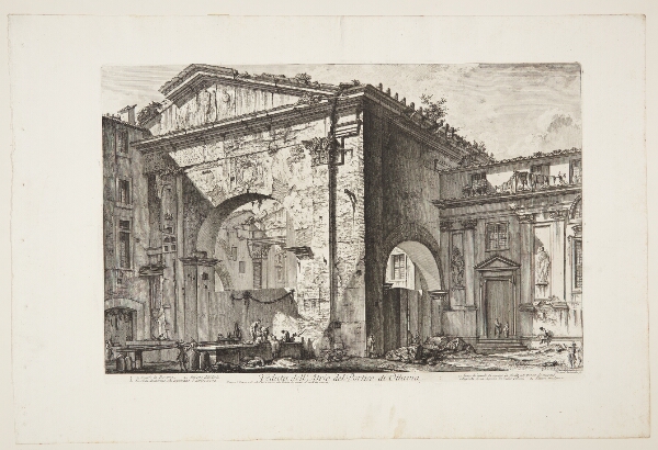 Giovanni Battista Piranesi, Octavia's Portico, set udefra