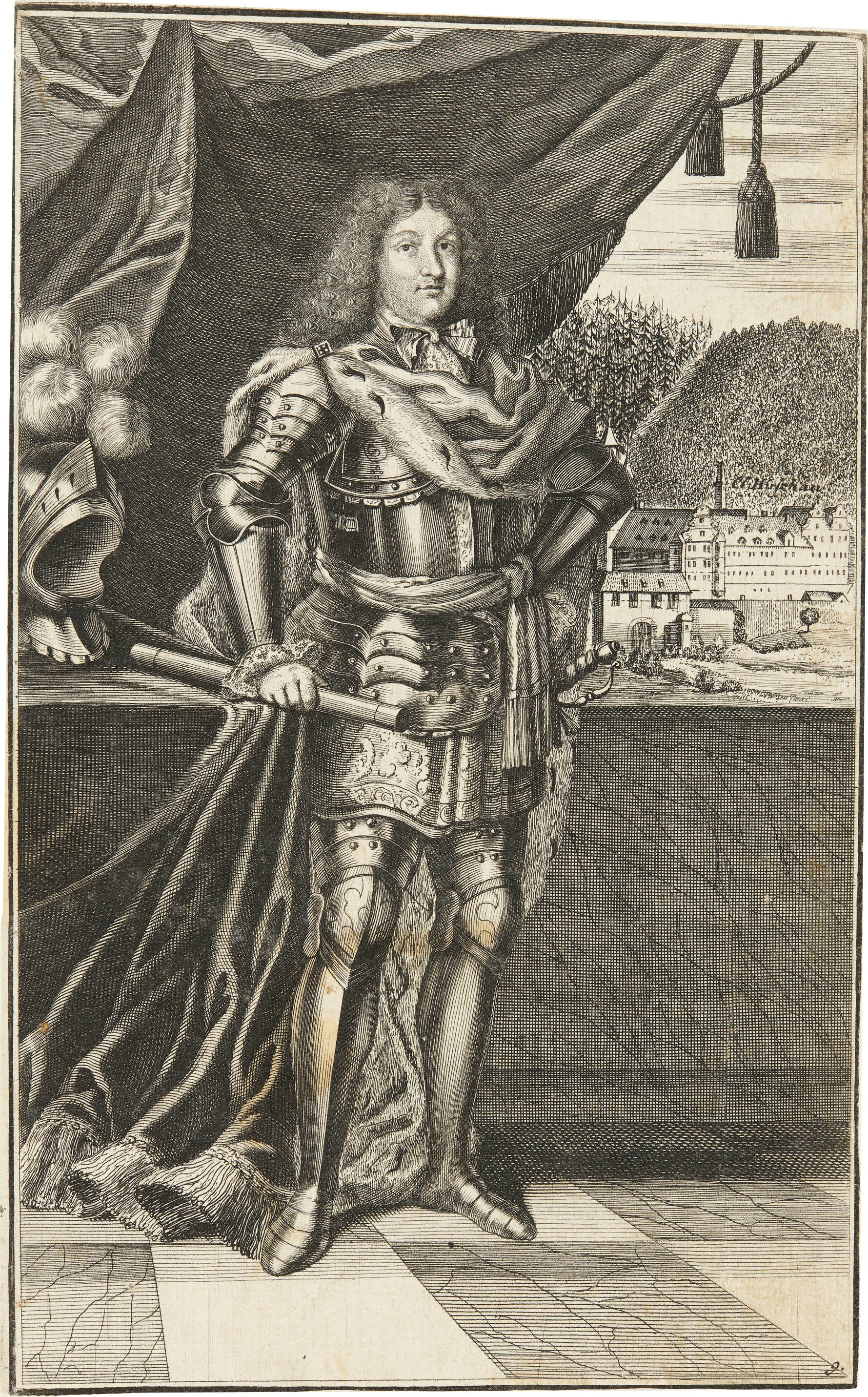 Andreas Matthäus Wolfgang, Bildnis Herzog Wilhelm Ludwig von Württemberg