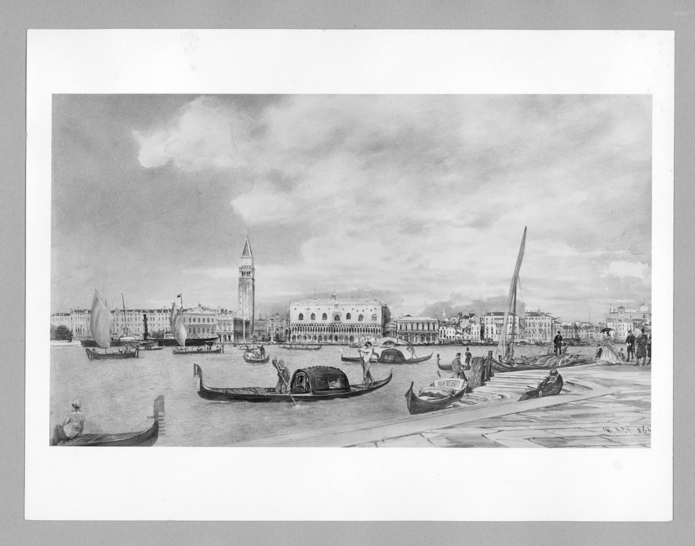 Rudolf von Alt, Venedig, Canale Grande