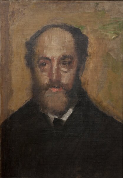 Edgar Degas, Porträtt av konstkritikern Durand-Gréville