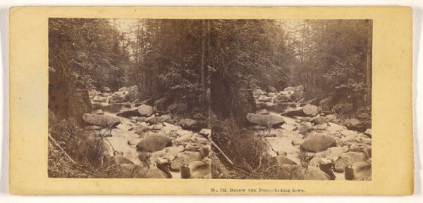 John P. Soule, Below The Pool. - looking down.