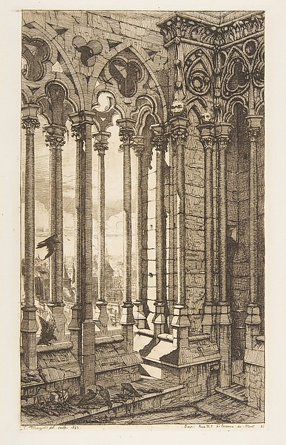 Charles Meryon, Gallery, Nôtre-Dame Cathedral, Paris
