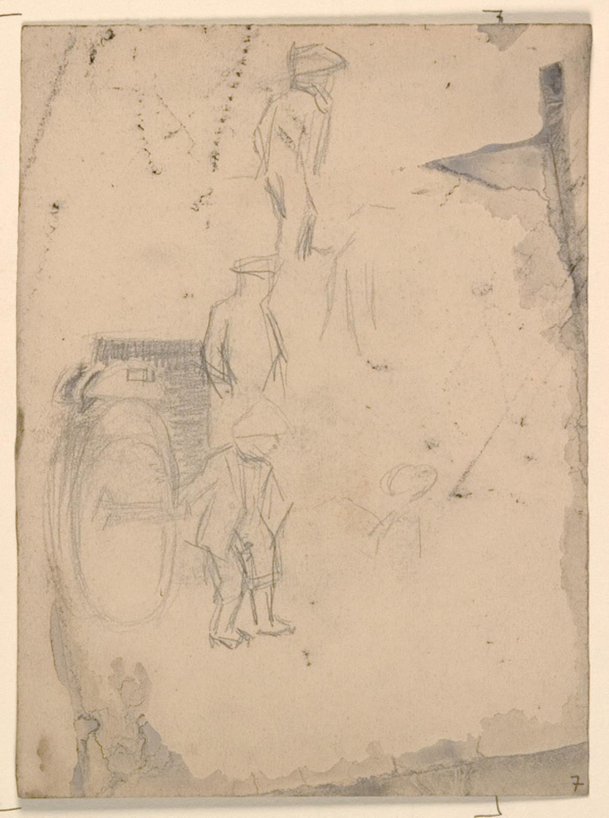 Niels Larsen Stevns, Løse figurskitser