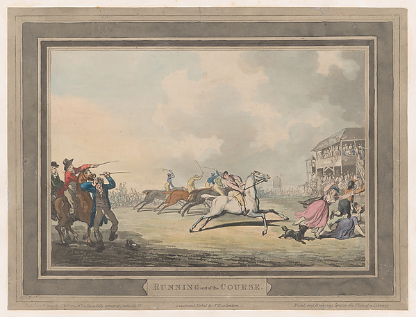 Thomas Rowlandson, Running out of the Course