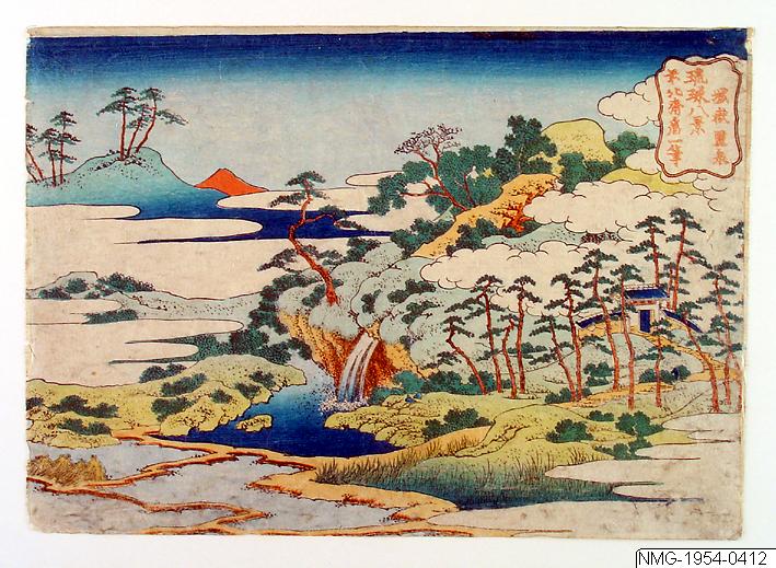 Katsushika Hokusai, Träsnitt, Bildkonst, Print, Woodblock, Woodcut