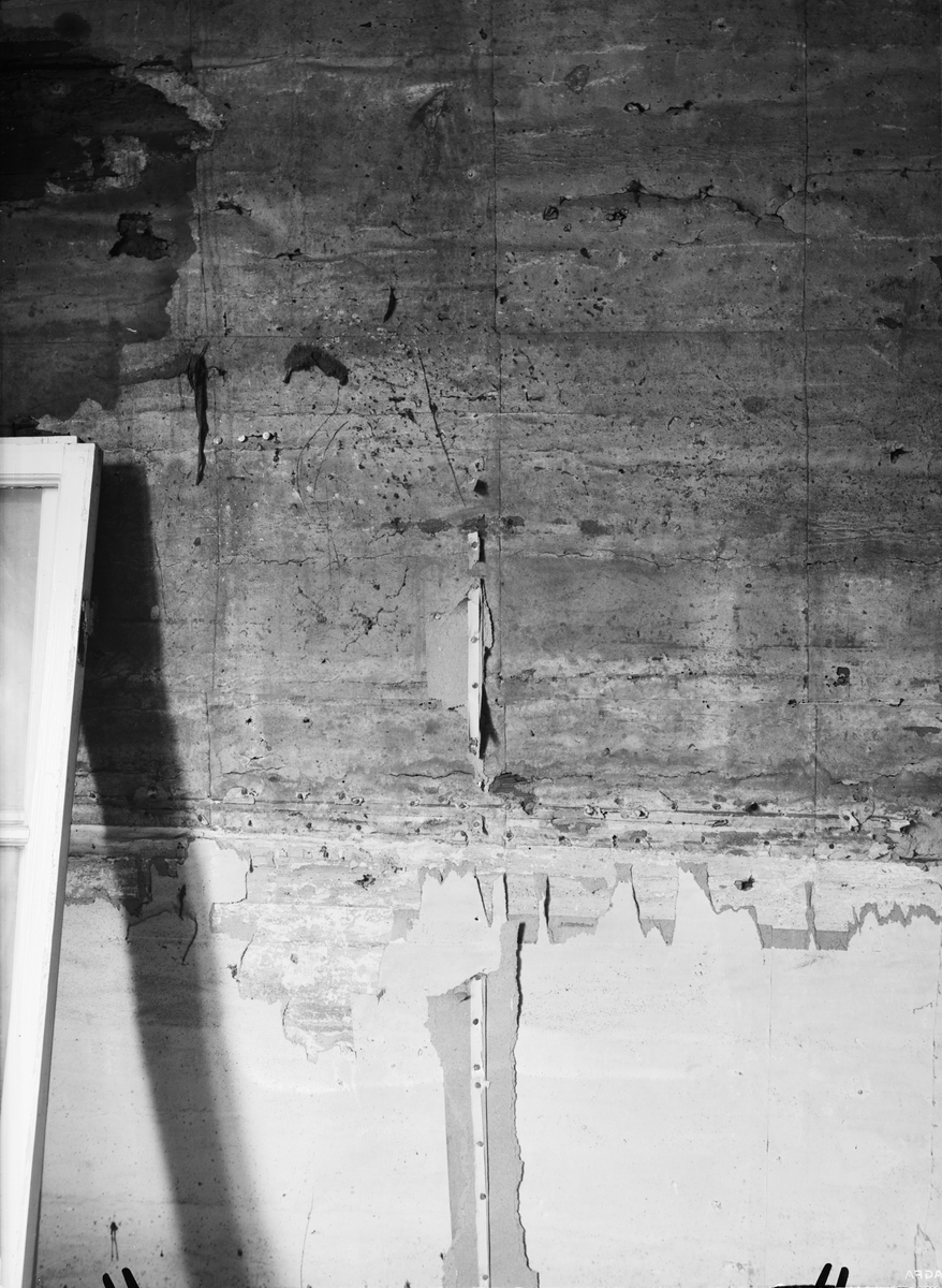 Paul Sandberg, Rivning av bostadshus, Klostergatan - Östra Ågatan 15, Uppsala oktober 1935